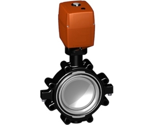 +GF+電動(dòng)蝶閥 電動(dòng)塑料蝶閥，100-230V GF141型凸耳式蝶閥 進(jìn)口蝶閥